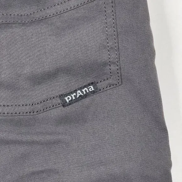 2/$30 NWT prAna Brion Short 11 inch W28 Charcoal Abrasion Resistant Reinforced - Picture 9 of 16